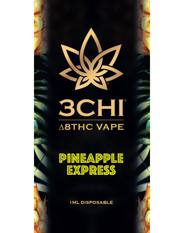 3 CHI Delta 8 Disposable Vape 1ml